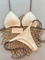 Bikini con cordones ajustables - 2 peças