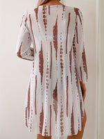 Conjunto de bikini cruzado lavado, de 3 pzas., con cárdigan de manga larga