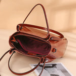 2025 bolso de hombro de piel de vaca auténtica para mujer, bolso cruzado de gran capacidad a la moda, bolso de compras para ir al trabajo