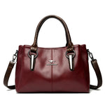 Bolso de lujo de cuero suave para mujer, bandolera de hombro de diseñador, elegante, de gran capacidad, 2024