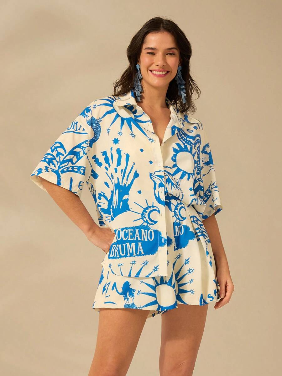 Set tropical 2 piezas - sol, luna y mar