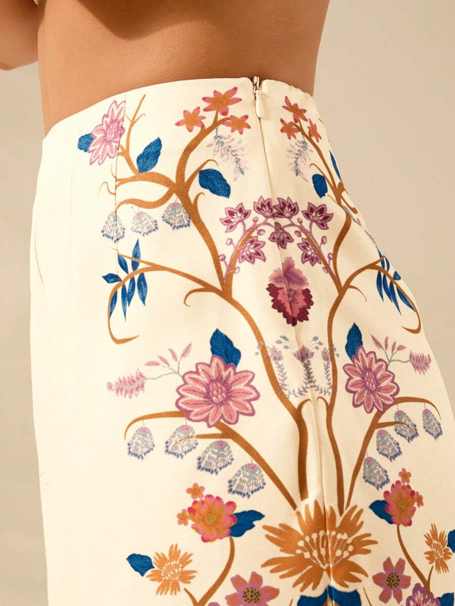 Short Floral Tropical Boho de Verano