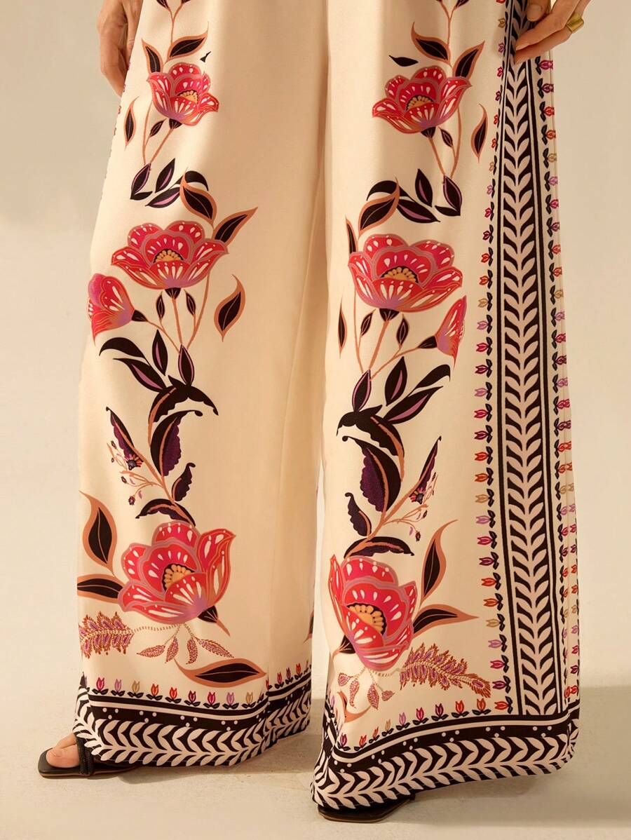 Enterito Damasco Floral Boho sin Mangas