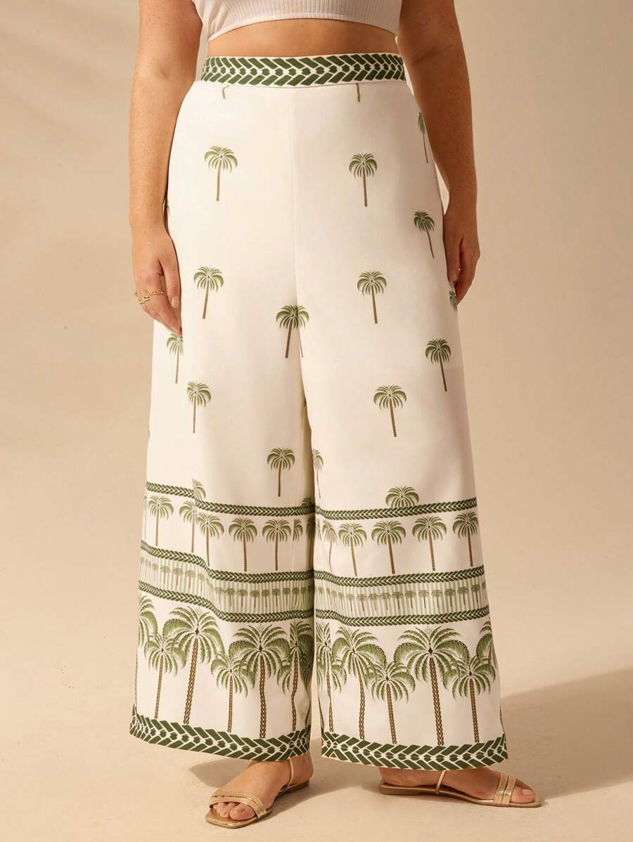 Pantalón Coco Boho Plus Size Verano Playa