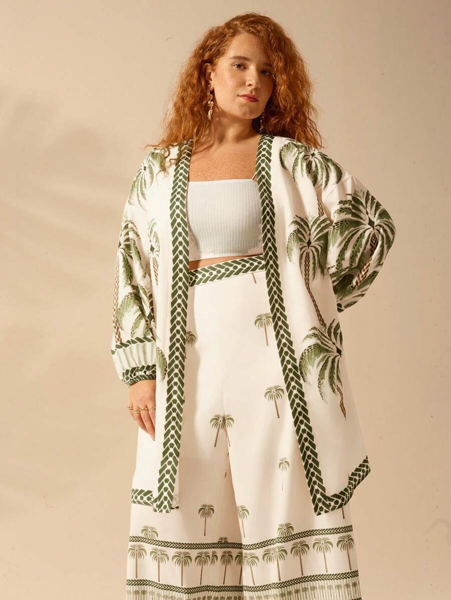 Pantalón Coco Boho Plus Size Verano Playa
