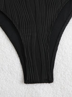 Biquíni de pérolas negro