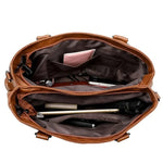 Bolso elegante para mujer, bolsos con asa superior de cuero de alta calidad, bolso de hombro tipo bandolera para mujer, bolso informal, Bolso de Marca Lujo