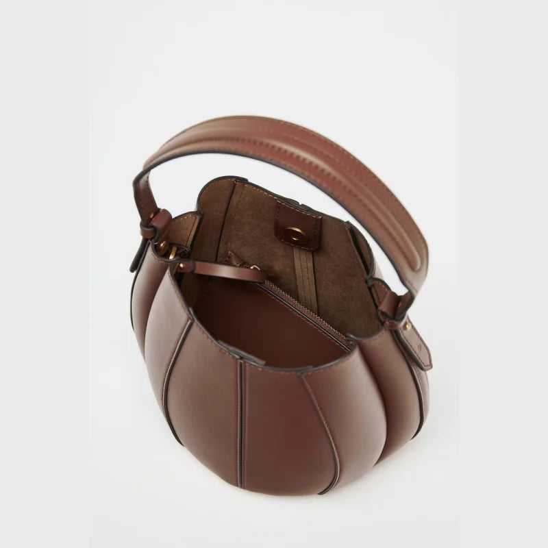 Bolso tipo cubo de moda, bolsos de hombro de diseñador, bolso cruzado de lujo, billetera con bolsillo extraíble